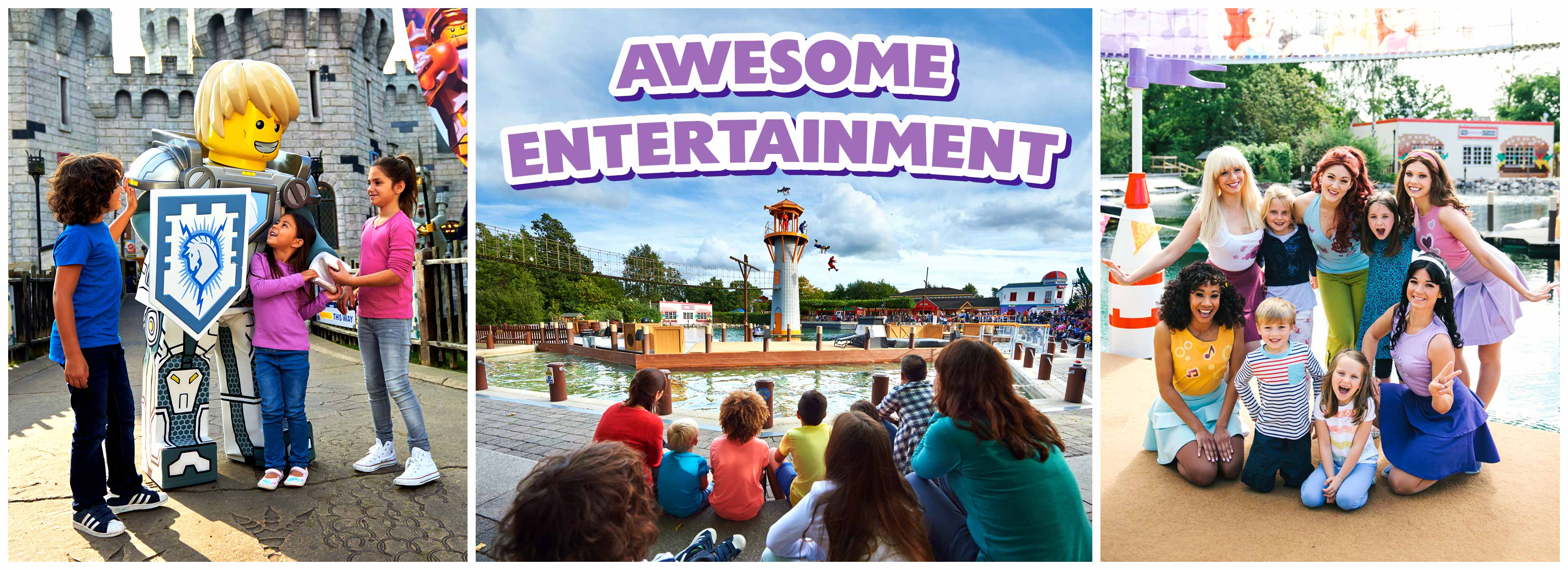 Enjoy a variety of entertainment on offer at LEGOLAND Windsor Resort!