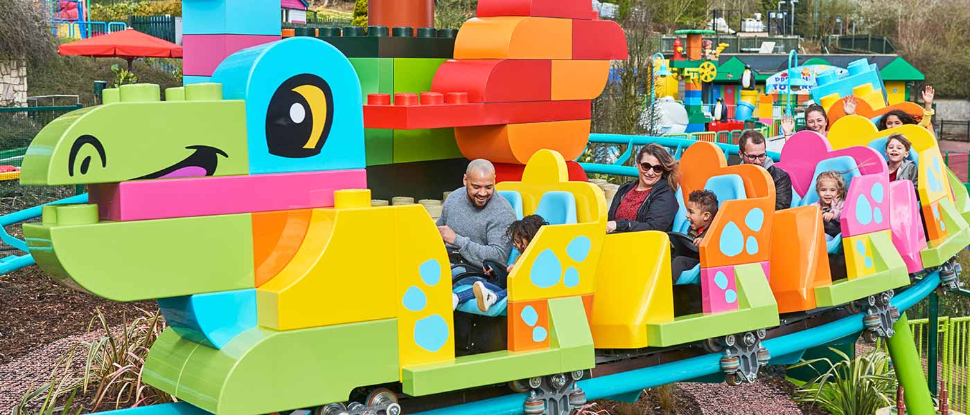 DUPLO Dino Coaster ride at the LEGOLAND Windsor Resort