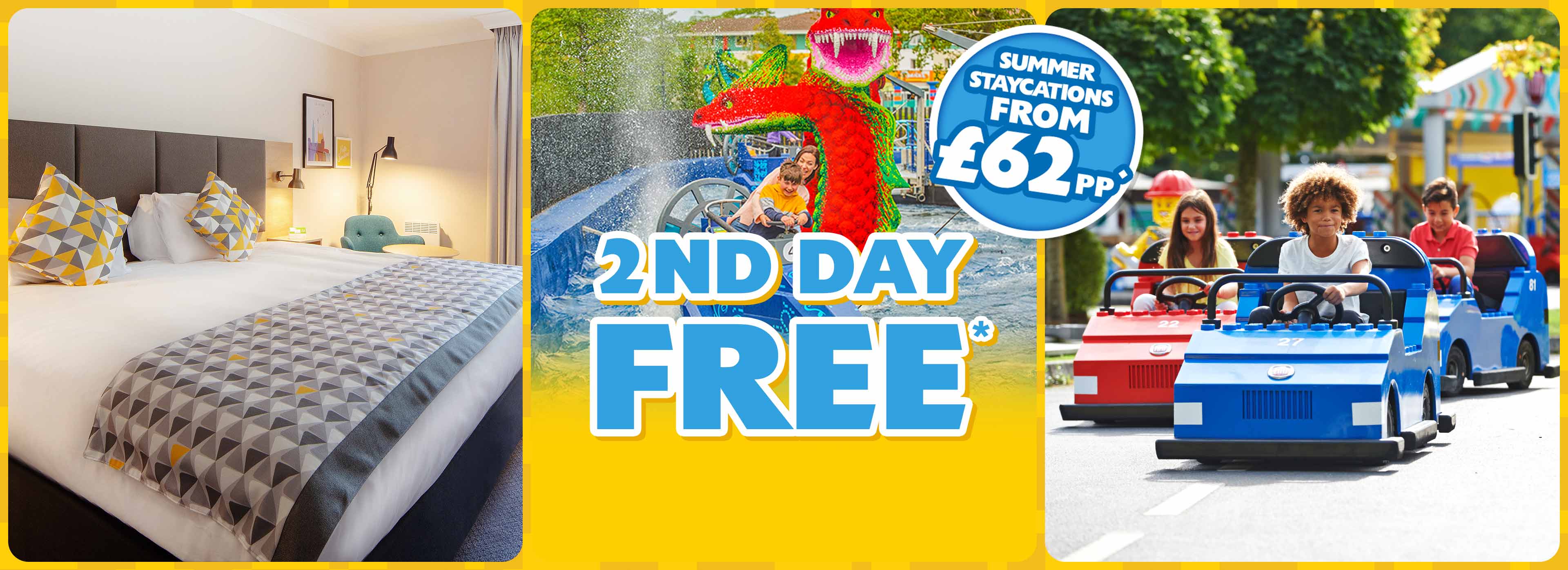2nd day free offer with LEGOLAND Holidays