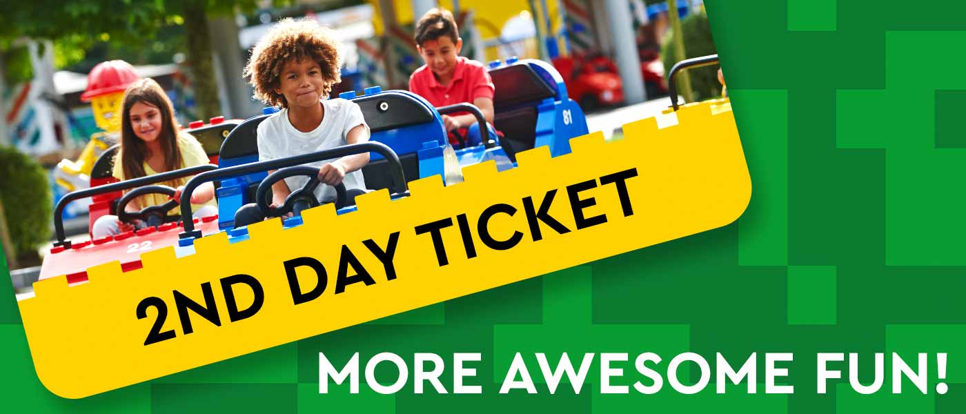 2nd day discount with LEGOLAND Holidays