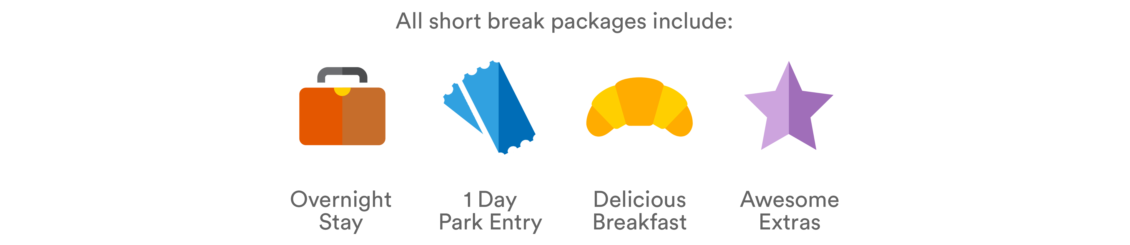 All Official LEGOLAND Holidays include: an overnight stay, 1-Day Park Entry, a delicious breakfast and awesome extras!